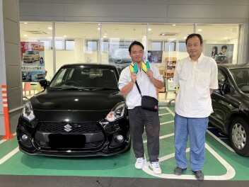スイフトスポーツ納車致しました。